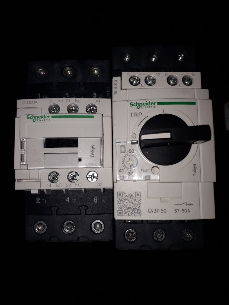 Contactor e magnetotermico 50A