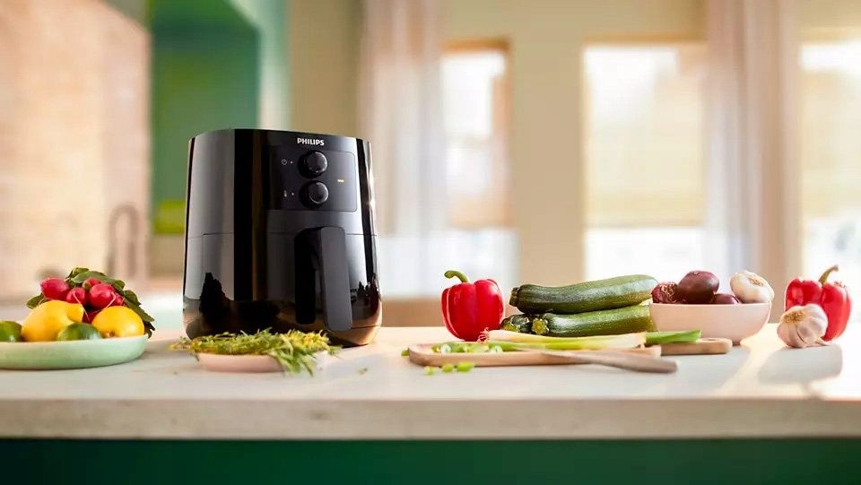 Frytkownica beztłuszczowa Philips Essential Airfryer HD9200/90 czarna