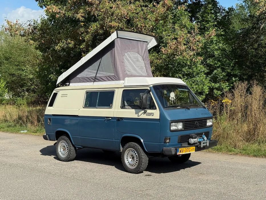 Volkswagen Transporter Volkswagen T3 Syncro Camper 4x4, podnoszony dach, blokady!