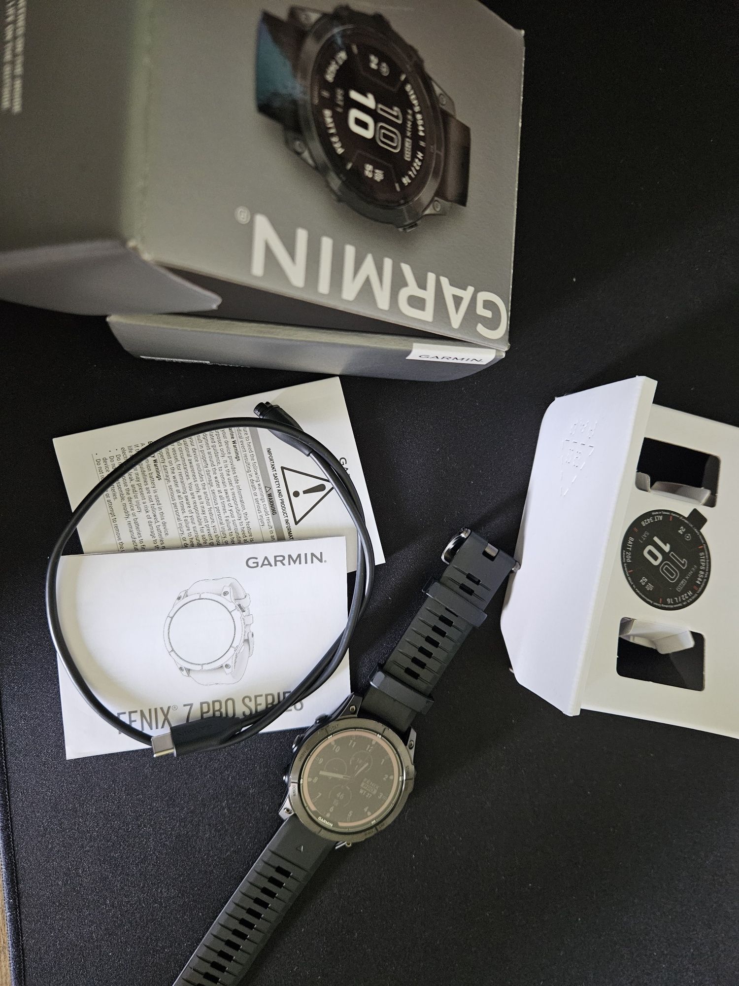 Garmin Fenix 7 Pro Sapphire Solar Tytanowo-szary z powłoką DLC