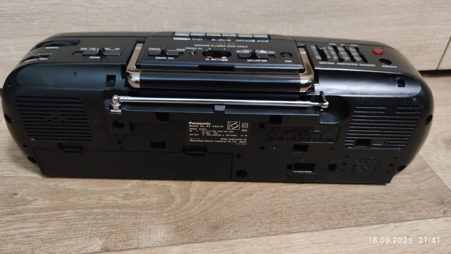 Магнитофон Panasonic RX-FS 470 и RX-FT570