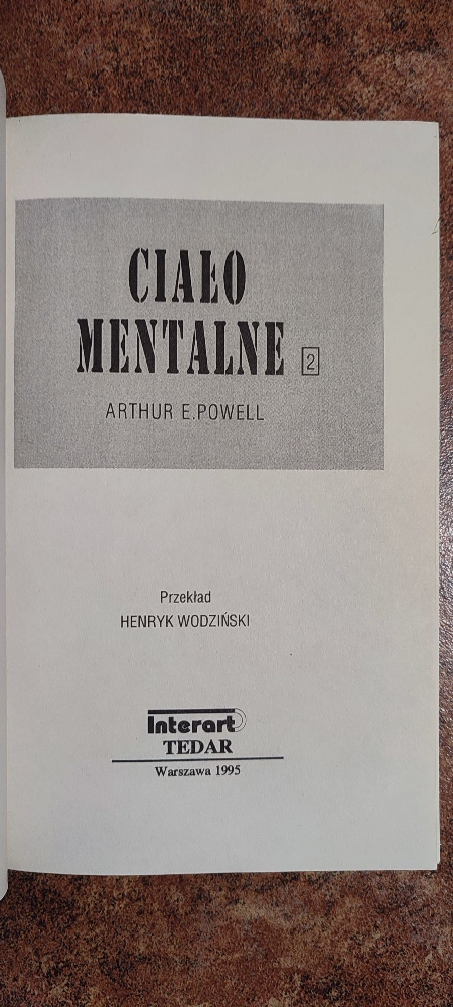 Ciało mentalne tom 2 - Arthur E.Powell