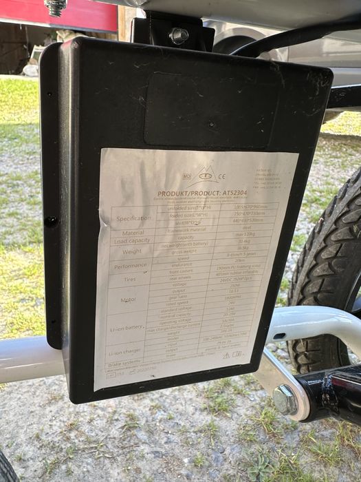 Elektryczny wózek inwalidzki, nowe akumulatory