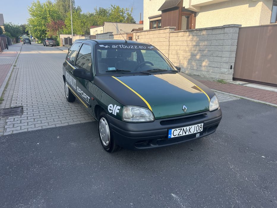 Renault Clio I 1.2 54KM Benzyna 2Klucze Wspomaganie  Klasyk Zadbany