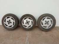 Jantes alumínio 3 pneus 165/65/r 13