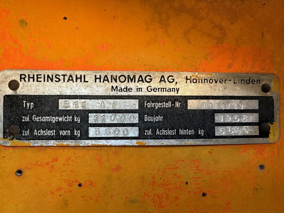 Ładowarka Hanomag B11 AF