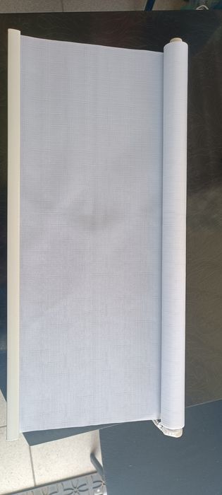 Жалюзи ролеты тканевые белые 540х1900