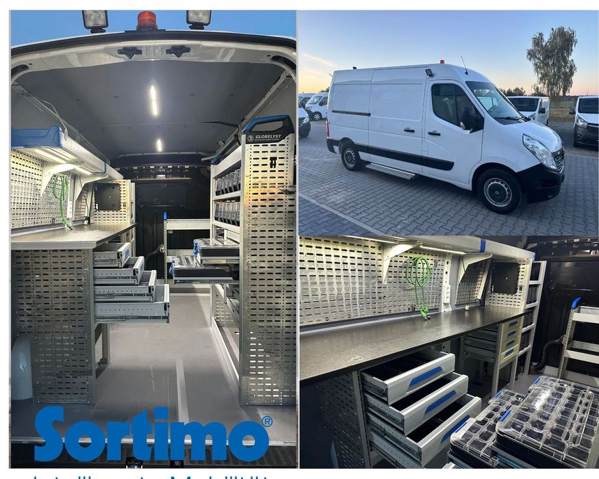 Renault Master 2.3 DCI Zabudowa Warsztatowa SORTIMO Światłowód  2.3 DCI 145KM Przetwornica prądu 230v / 2x WEBASTO / WARSZTAT mobilny