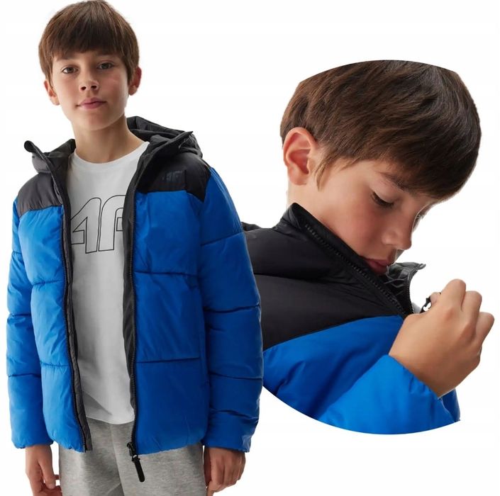 4F kurtka przejściowa chłopięca 128-164