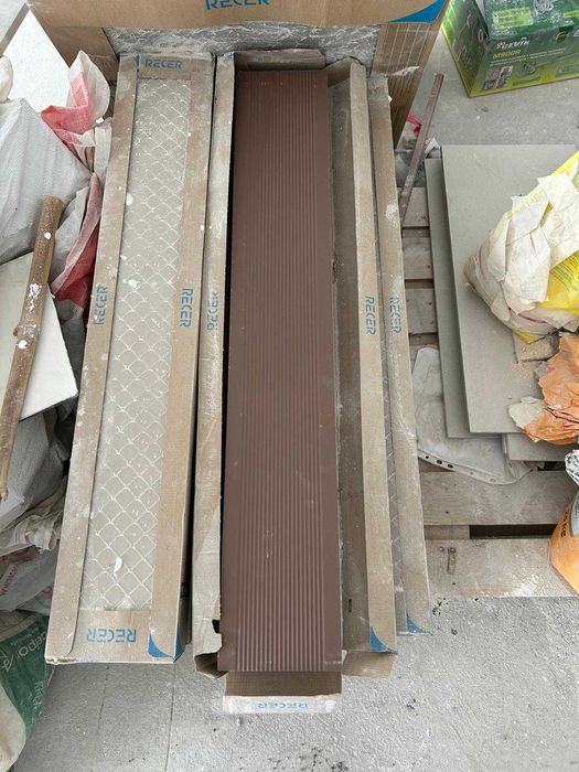 Pavimento Cerâmico RECER Deck Castanho 15x90cm