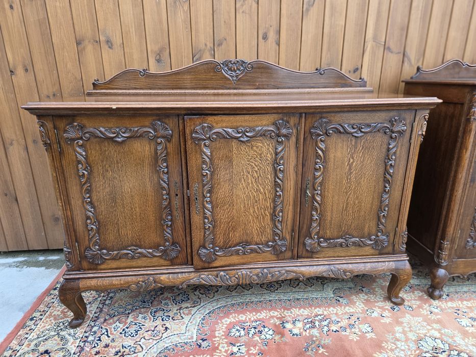 Komoda dębowa 153 cm Ludwik #1645 Stylowy Węgrów