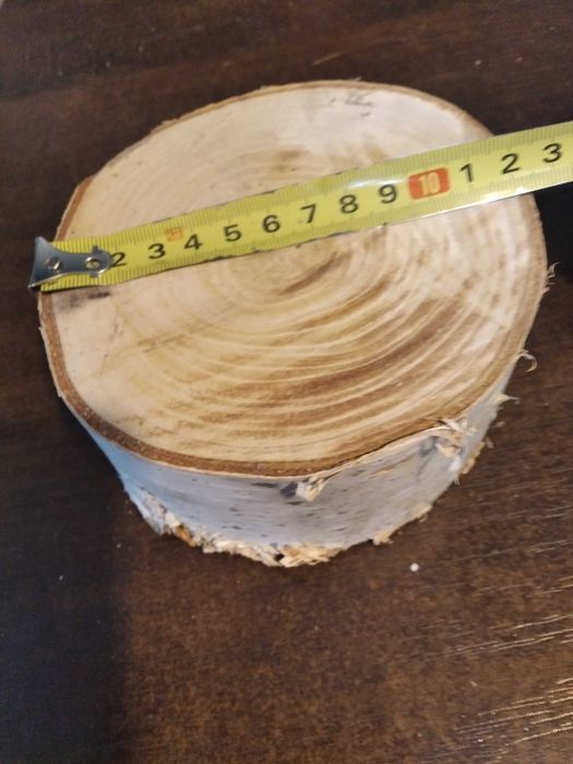 Ozdobny krążek z brzozy 10szt