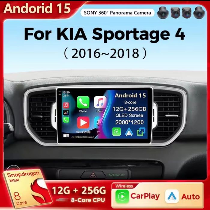 Android /carplay para kia sportage