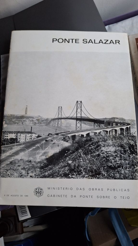 Ponte Salazar 1966 livro arquitectura lisboa obras públicas estado nov