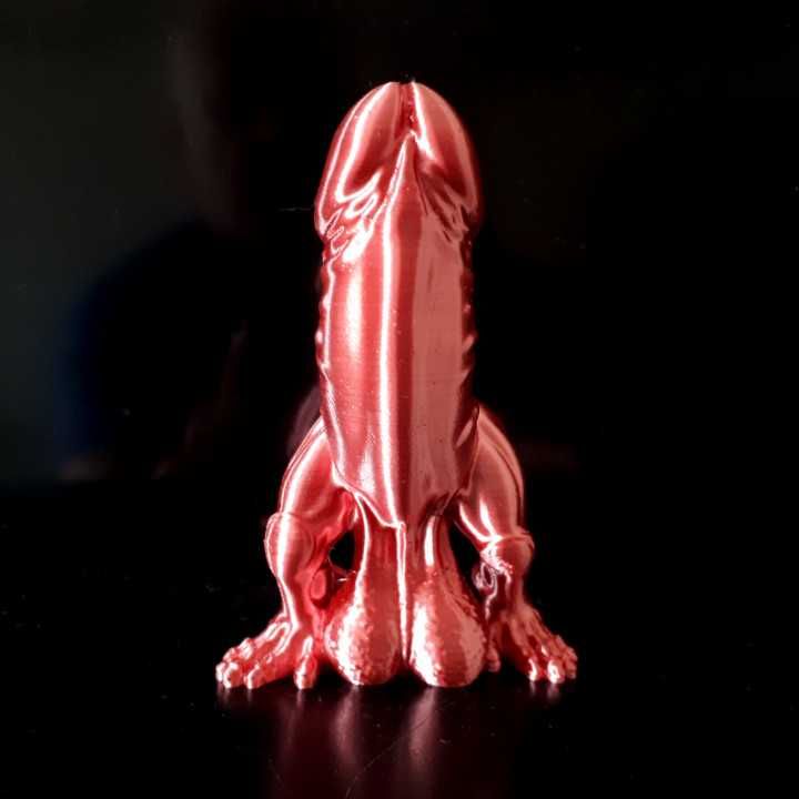Dinossauro Bípede Peculiar 3D | Presente Divertido Adulto