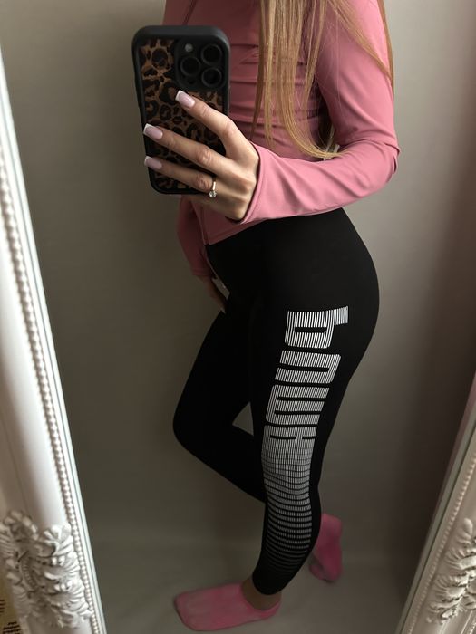 Спортивный женский костюм Лосіни Puma + кофта розмір S