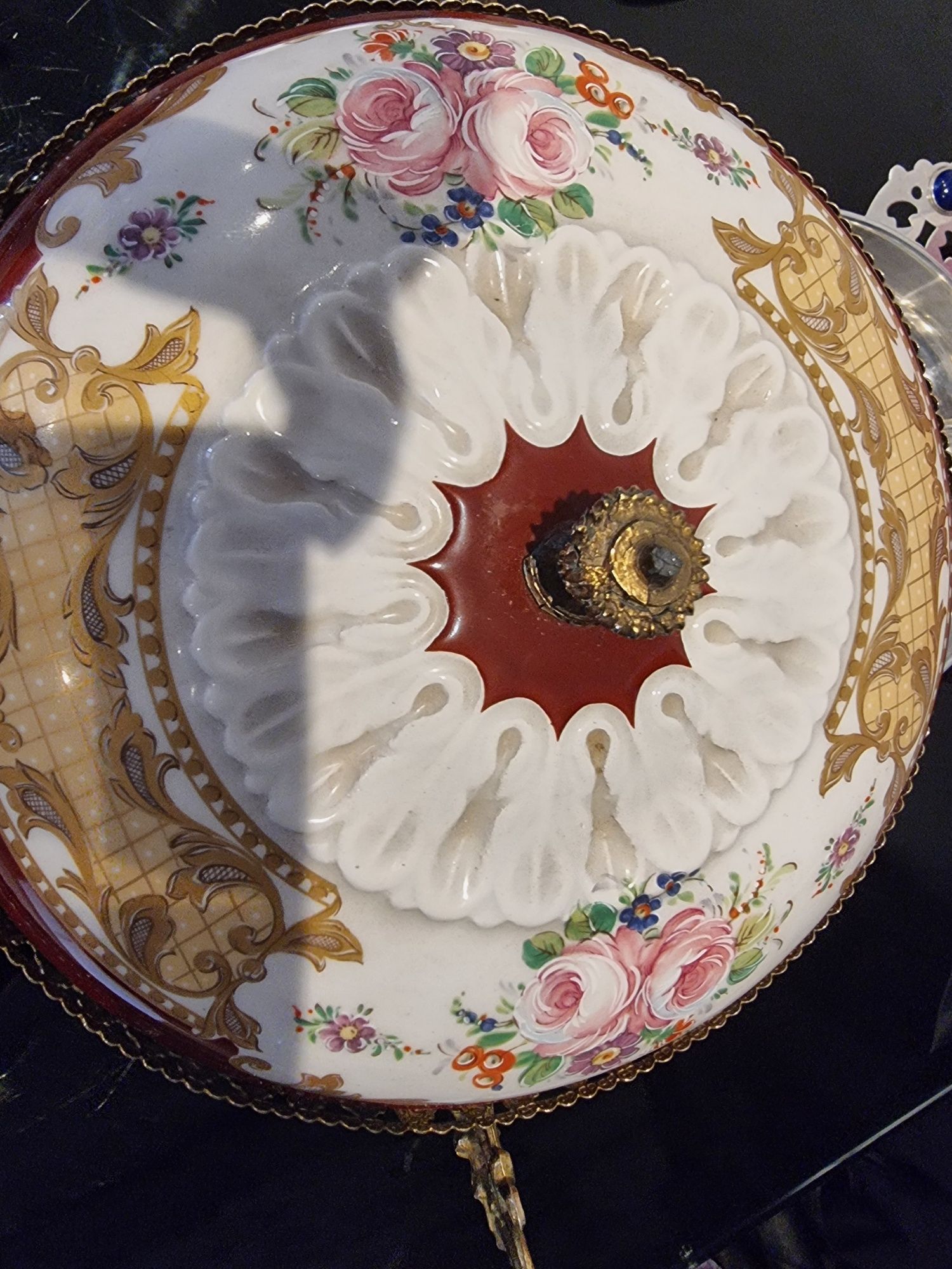 Terrina  de porcelana de alfa italiana