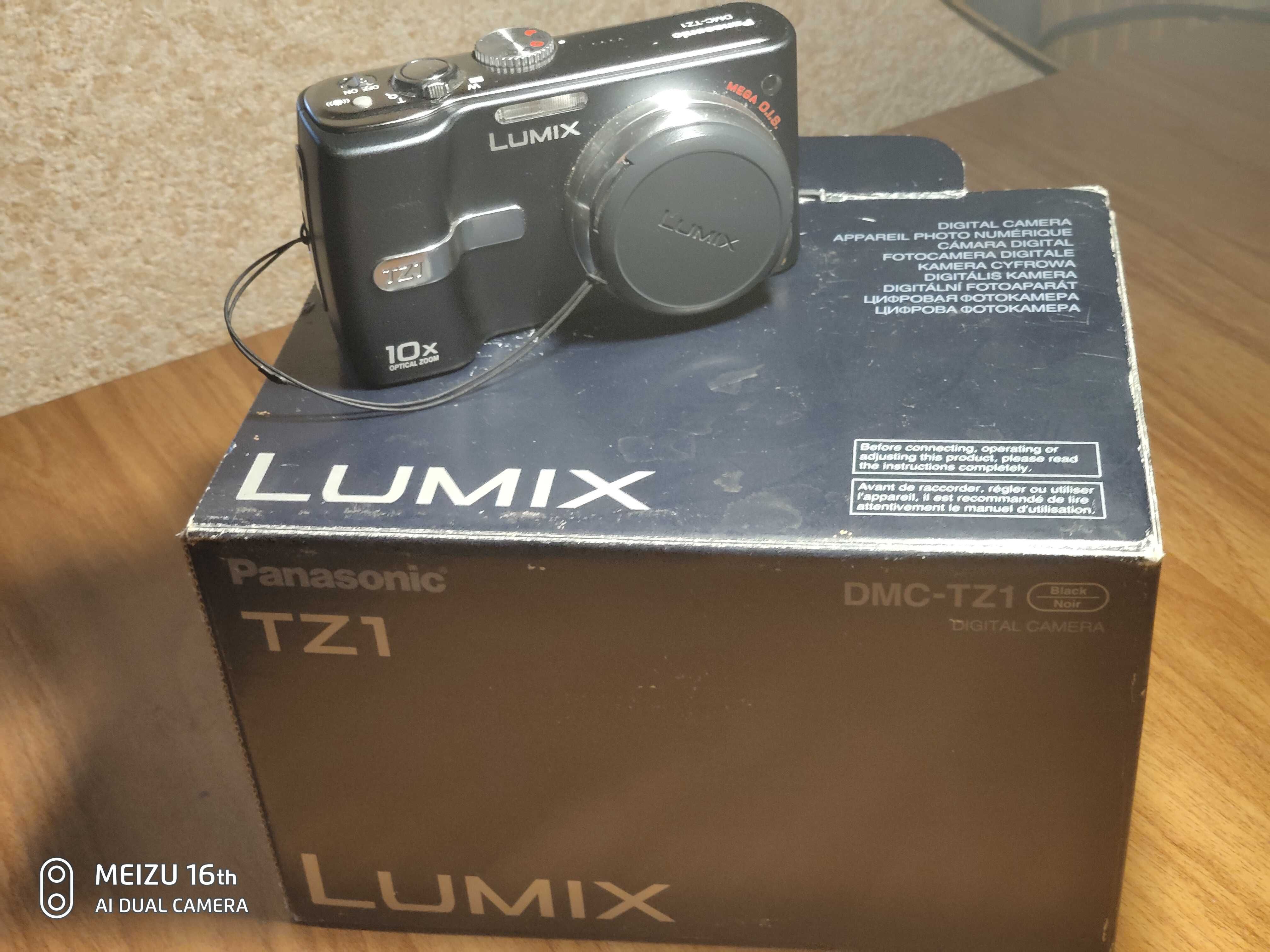 Цифровая фотокамера PANASONIC DMC-TZ1 (Япония) LUMIX.Объектив LEICA.
