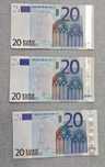 Notas 20 euros antigas