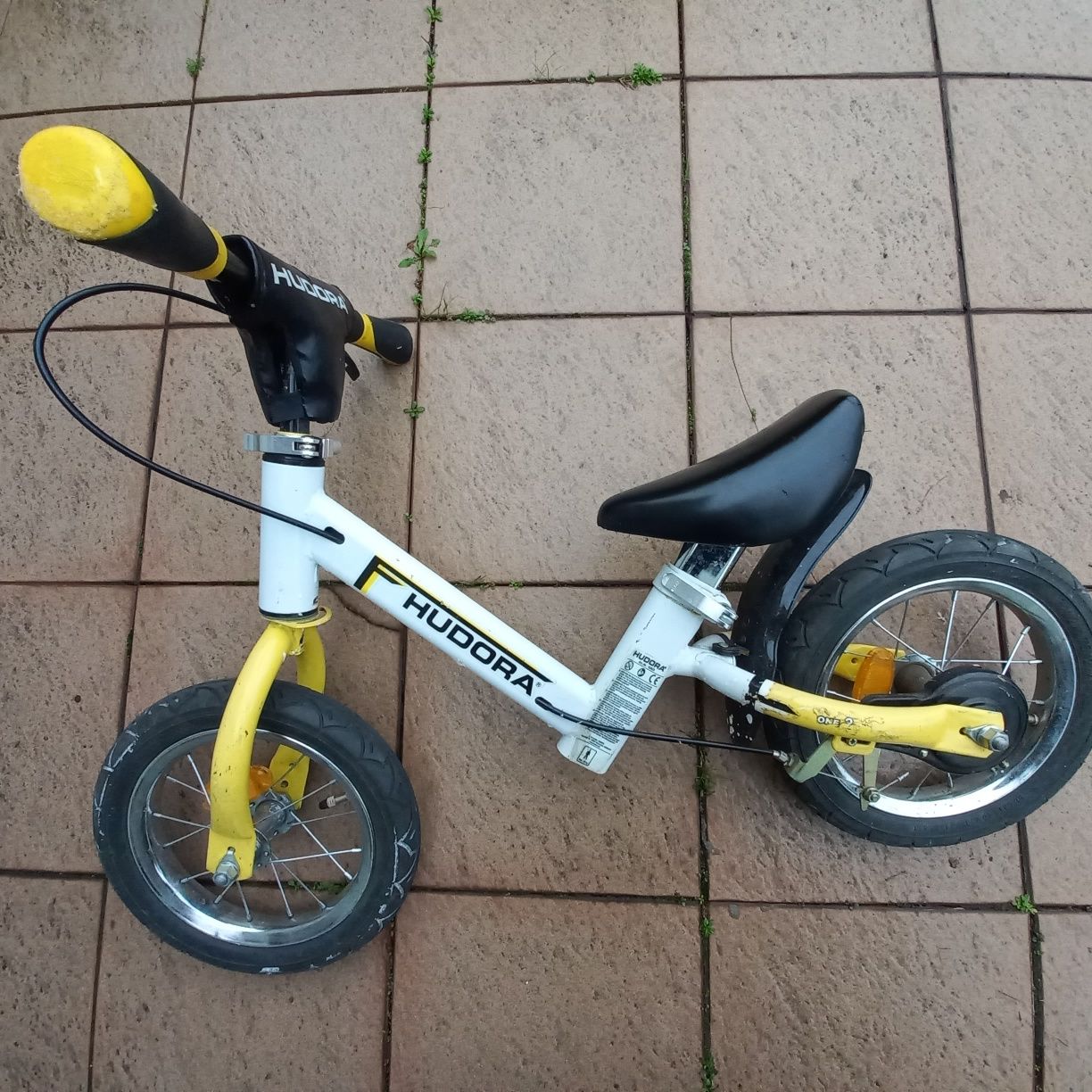 Rower biegowy metalowy hudora dla dziecka