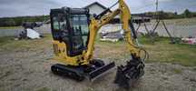 Minikoparka Cat 301.8 2023r 122Mtg jak nowa kupiona 2024r