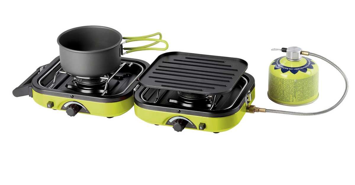 Kuchenka turystyczna dwupalnikowa DUAL COMPACT + GRILL