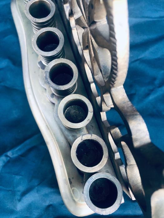 Świecznik mosiężny