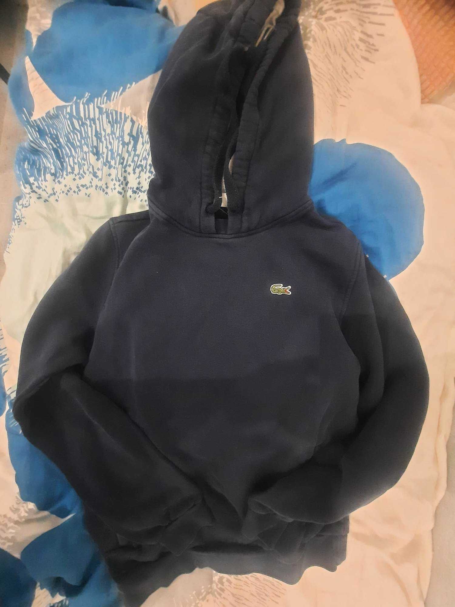 lacoste- sliczna bluza z kapturem  s