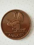 Moeda de 1 Penny 1942 Irlanda