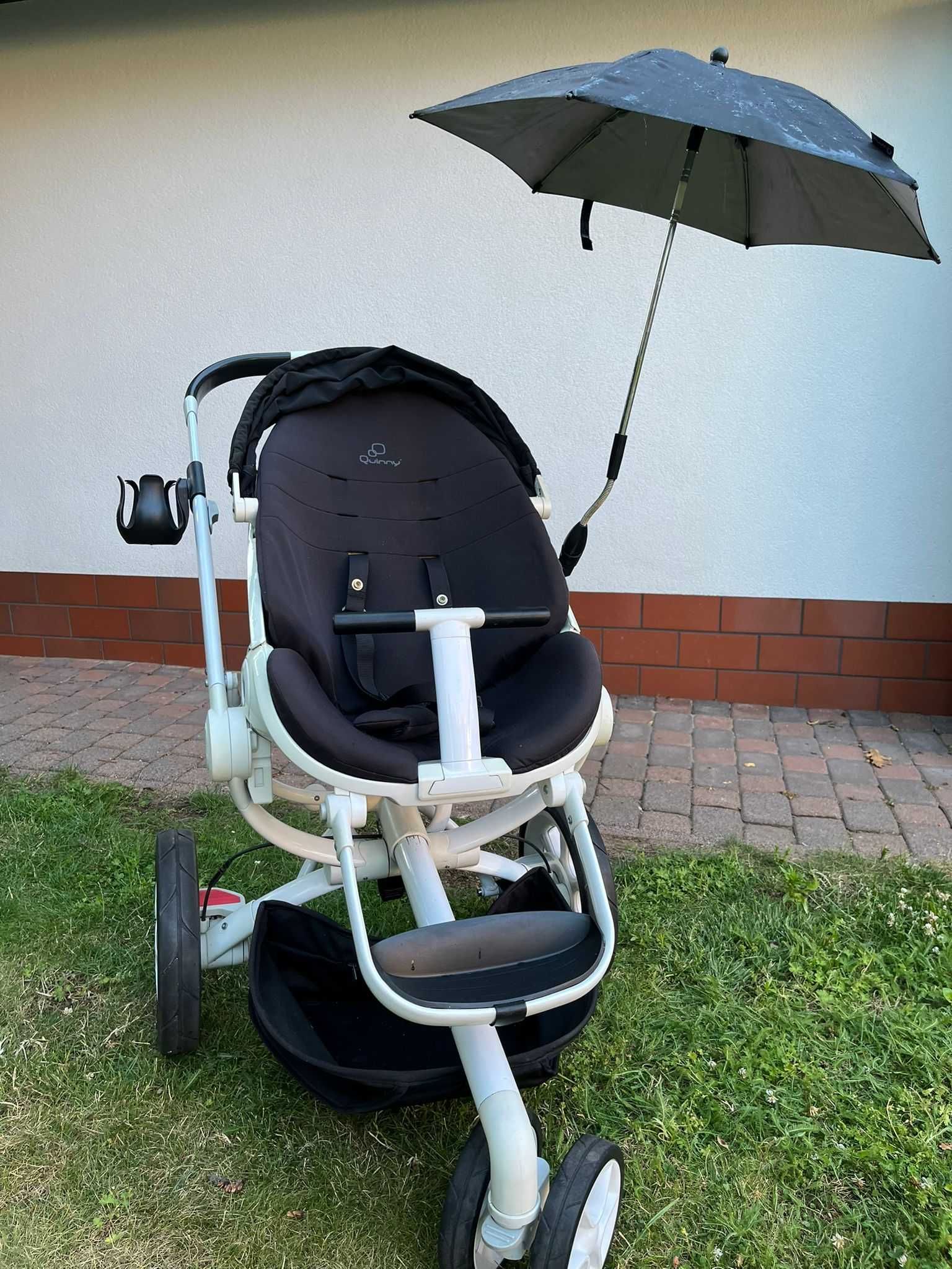 Wózek Quinny Moodd 3w1 Nosidło Fotelik Gondola Torba Kubek Parasolka