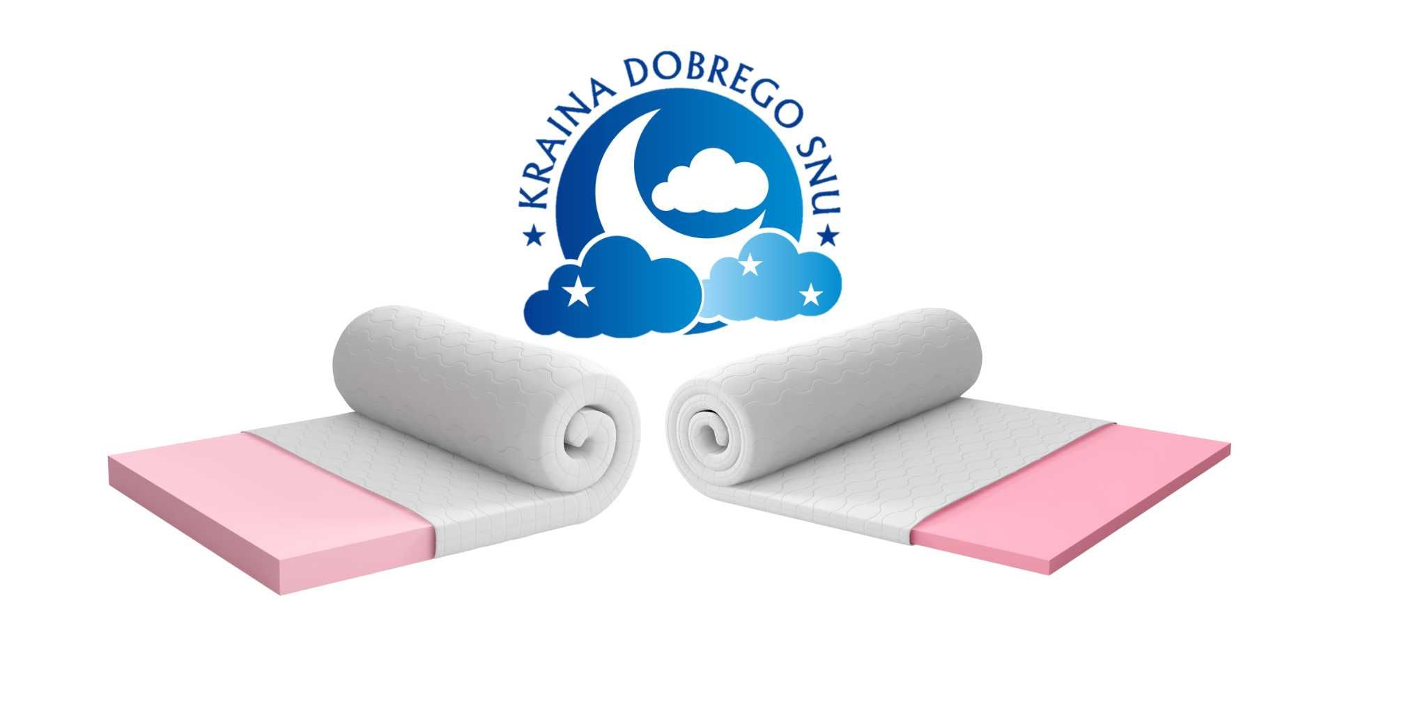 Materac nakładka topper KDS VISCO grubość 7 lub 4 cm RÓŻNE ROZMIARY