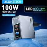 Універсальна зарядка Asometech 100W GaN