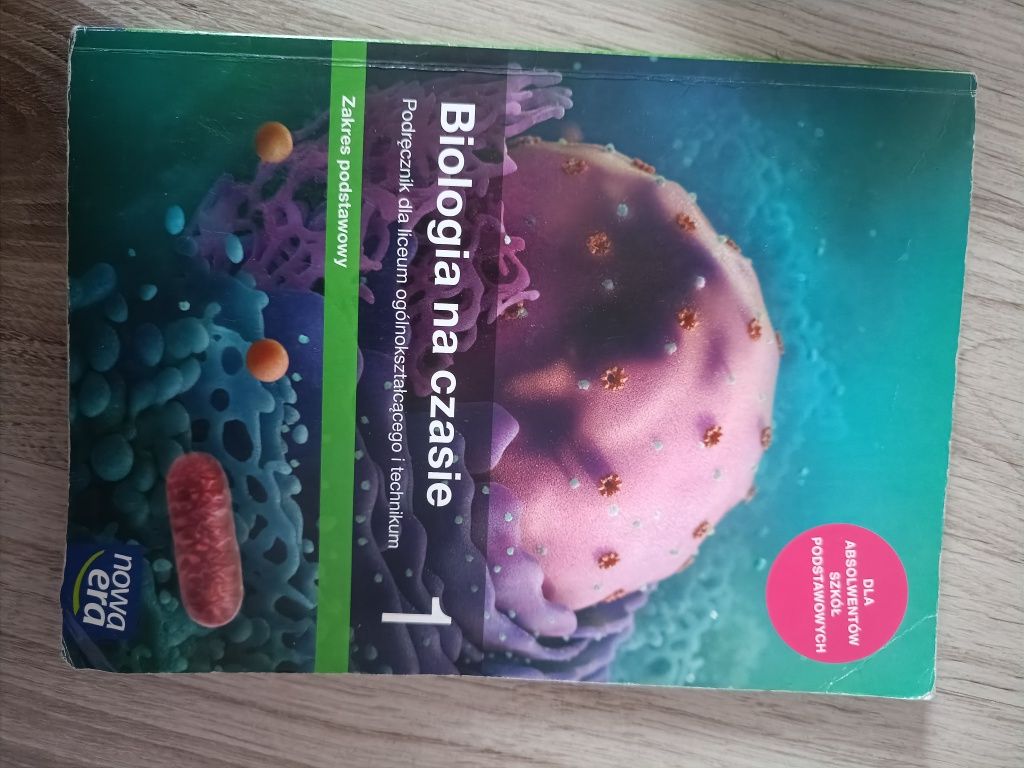 Podręcznik do biologii dla klasy 1 liceum i technikum