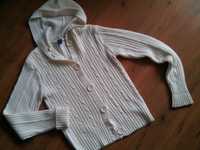 Sweter z kapturem dla dziewczynki R. 146, 11-13 lat