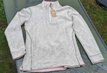 Trespass nowa damska bluza L szara różowa trekking hiking Ciepła comfy