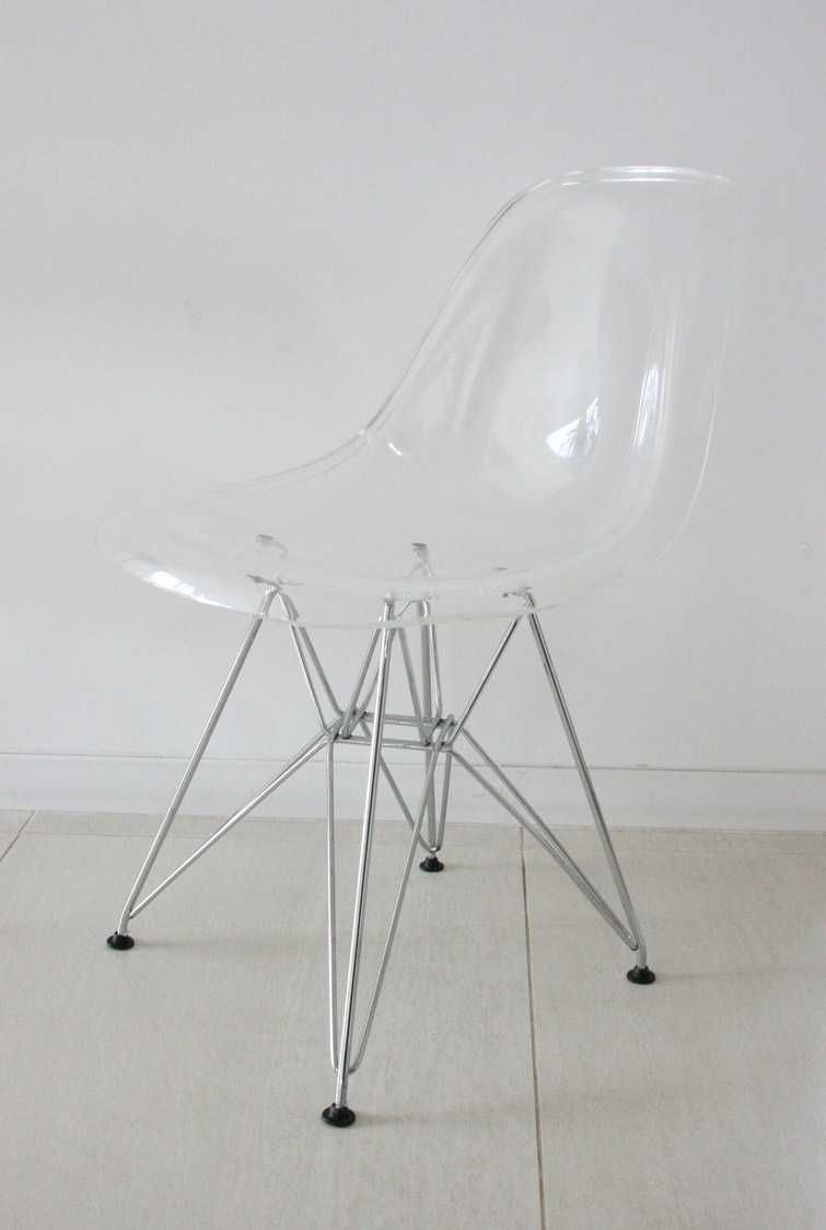 Krzesło z poliwęglanu inspirowane Vitra