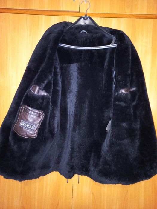 Чоловіча дубльонка/куртка _нат.шкіра/зима(48)