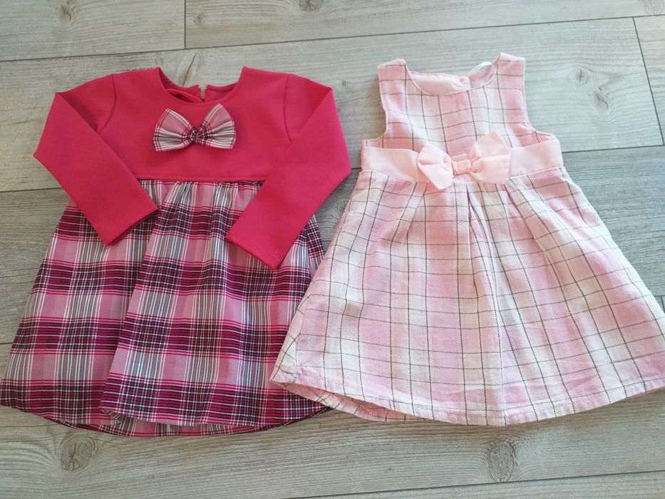 Sukienka, 2 sukienki, 86 cm, święta