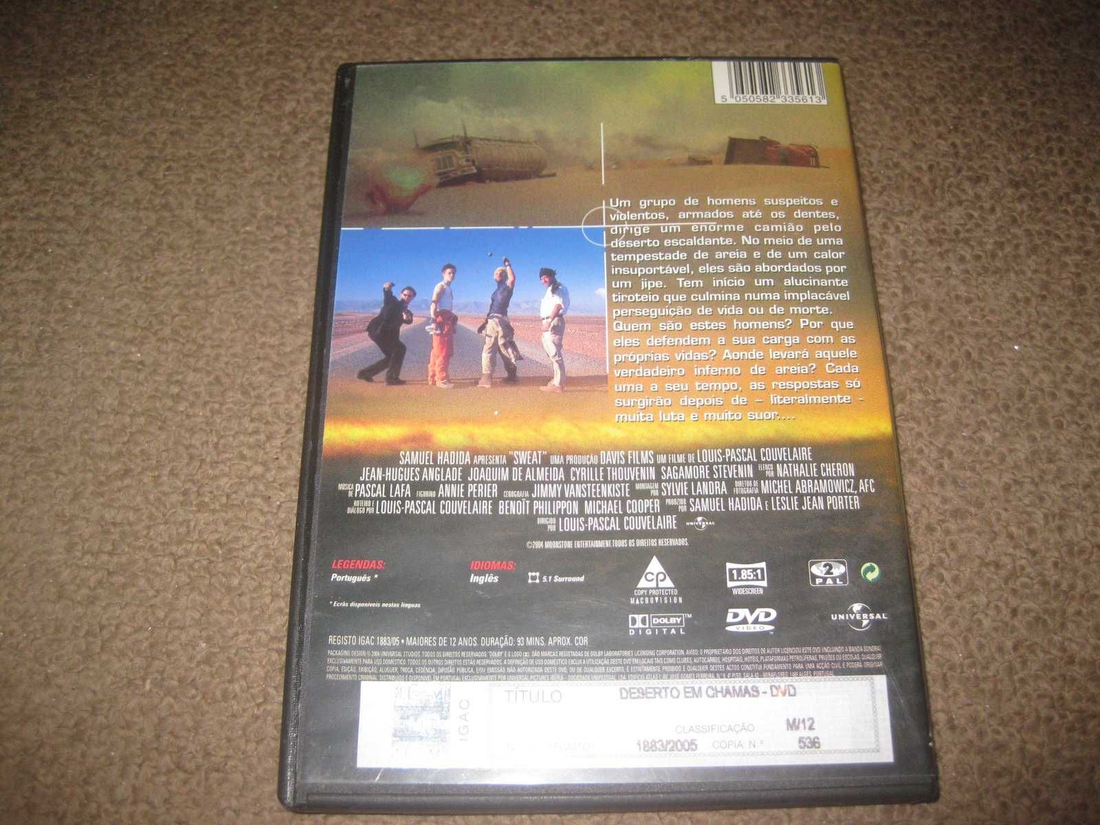 DVD "Deserto em Chamas" com Joaquim de Almeida