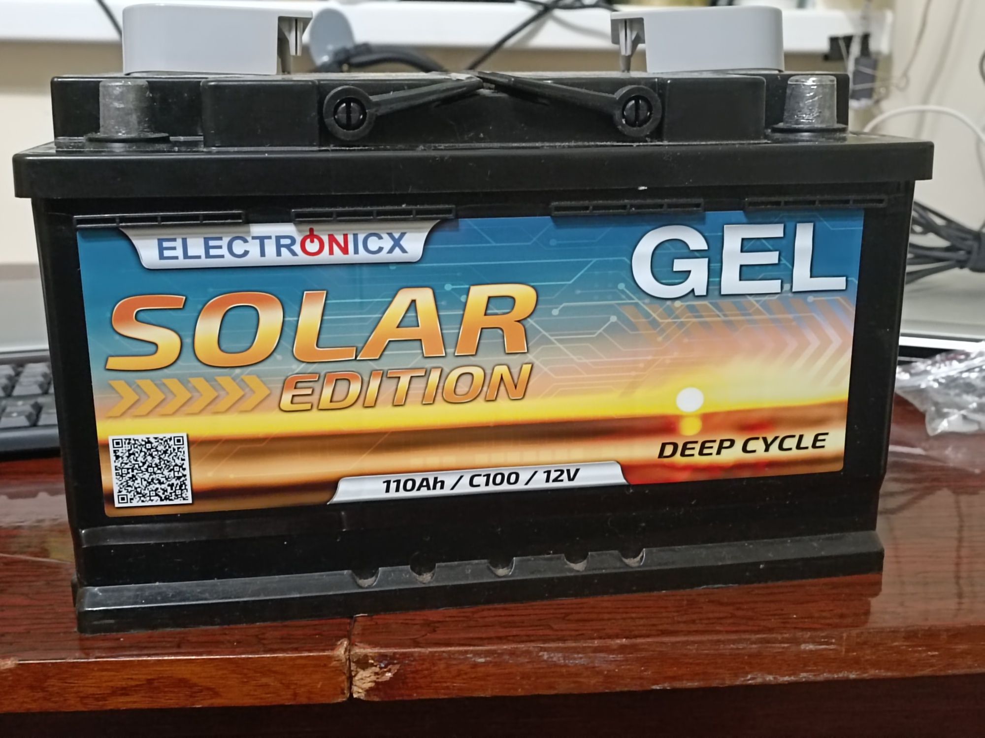 Гелевий акумулятор Electronix 110 аг/ah, 12v ціна