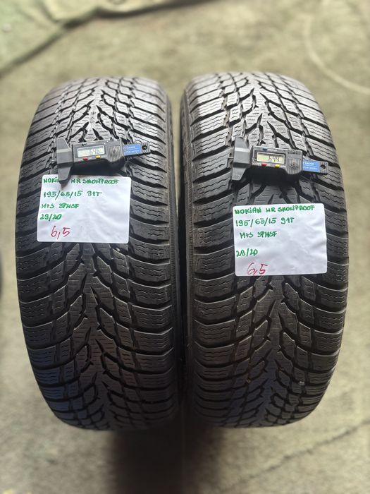 2x 195/65R15 91T NOKIAN WR SNOWPROOF opona zimowa M+S 3PMSF