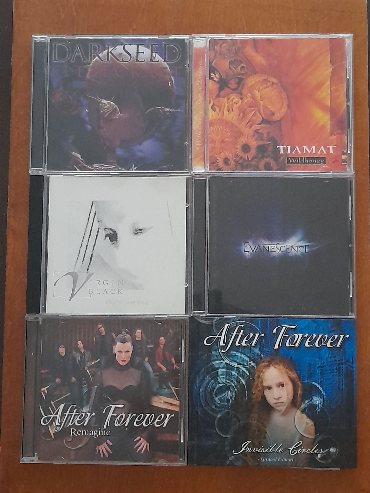 Фирменные CD диски After Forever, Evanescence, Darkseed,Tiamat