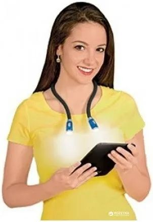 Гнучкий світильник ліхтарик на шию, лампа .