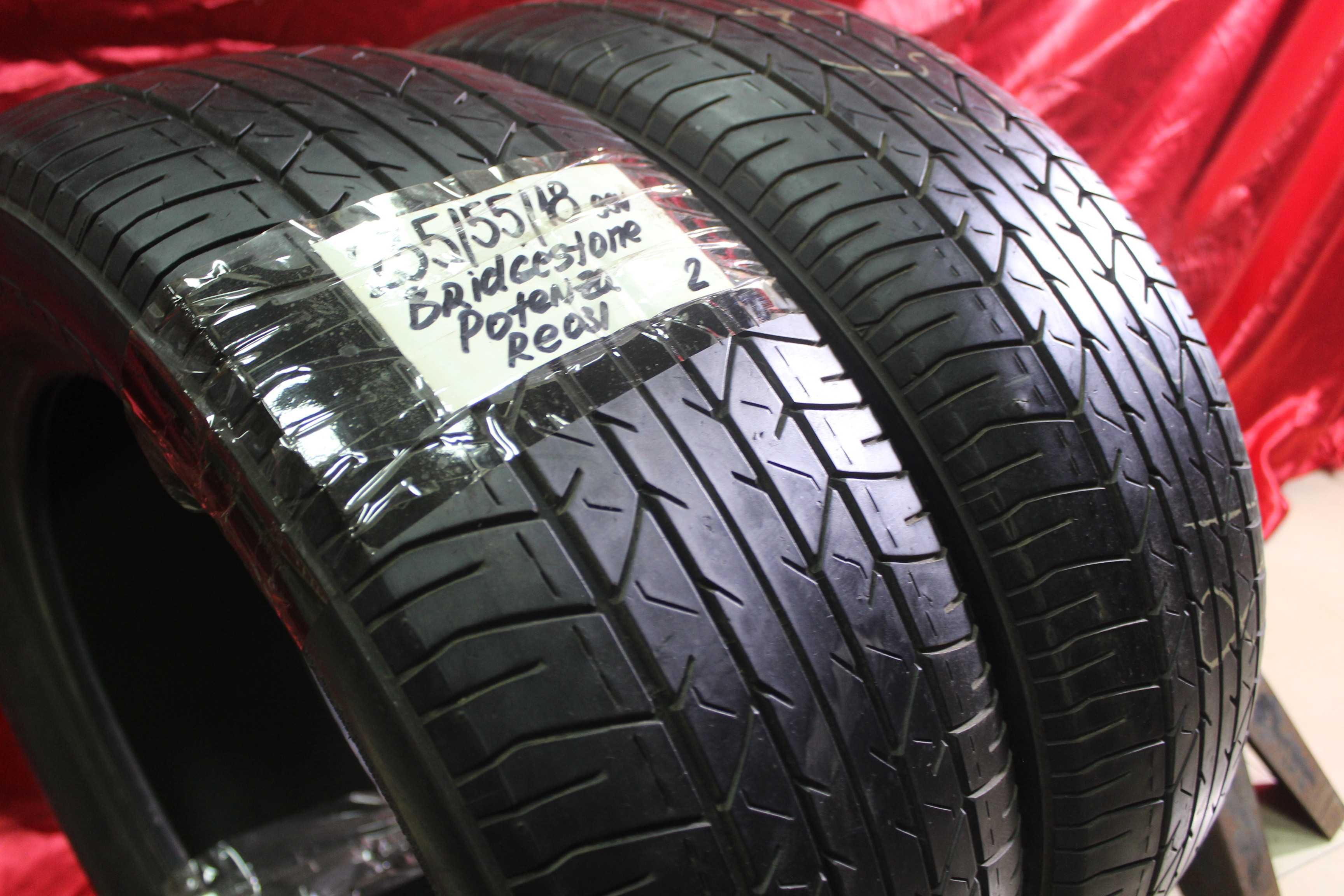 235-55-R18 BRIDGESTONE POTENZA пара 2 штуки шины резина GERMANY