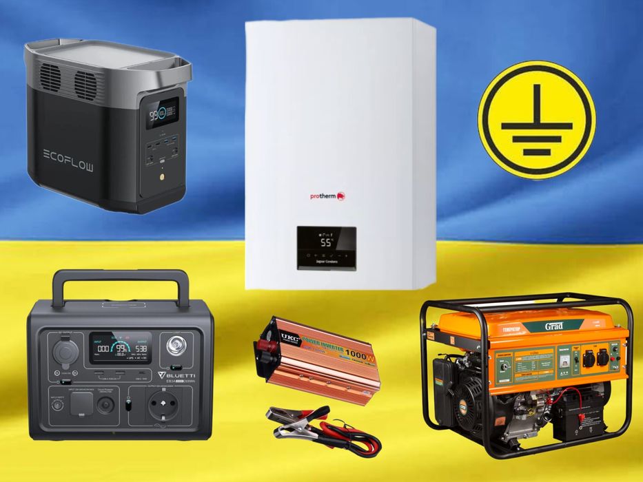 Нуль газвого котла заземлення Адаптер для EcoFlow, Bluetti та інші