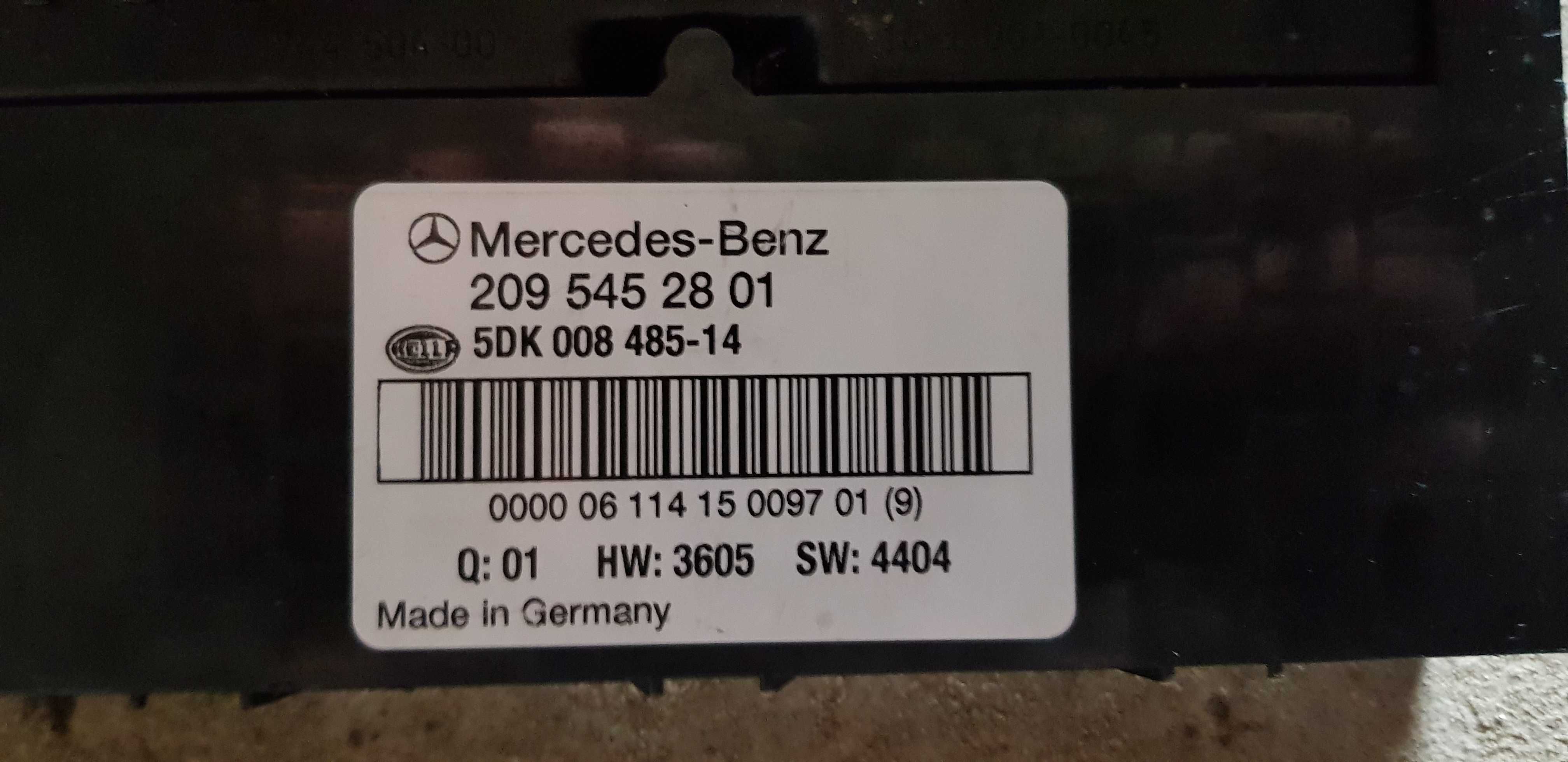 Mercedes w203 w209 moduł przedni sam skrzynka z bezpiecznikami