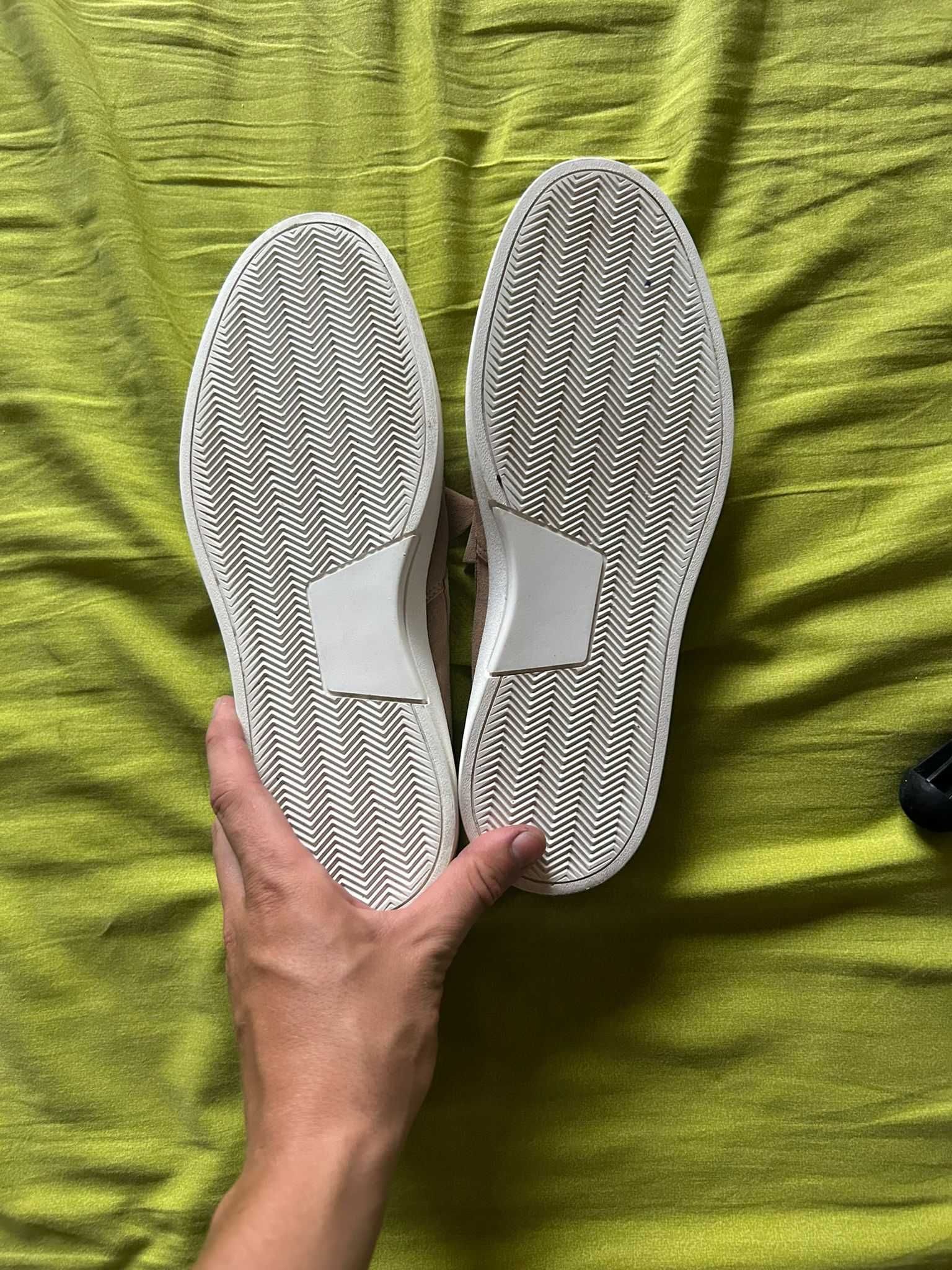 Loafers de Camurça Bege