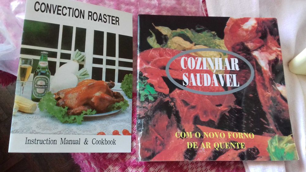 vendo forno de ar quente a funcionar