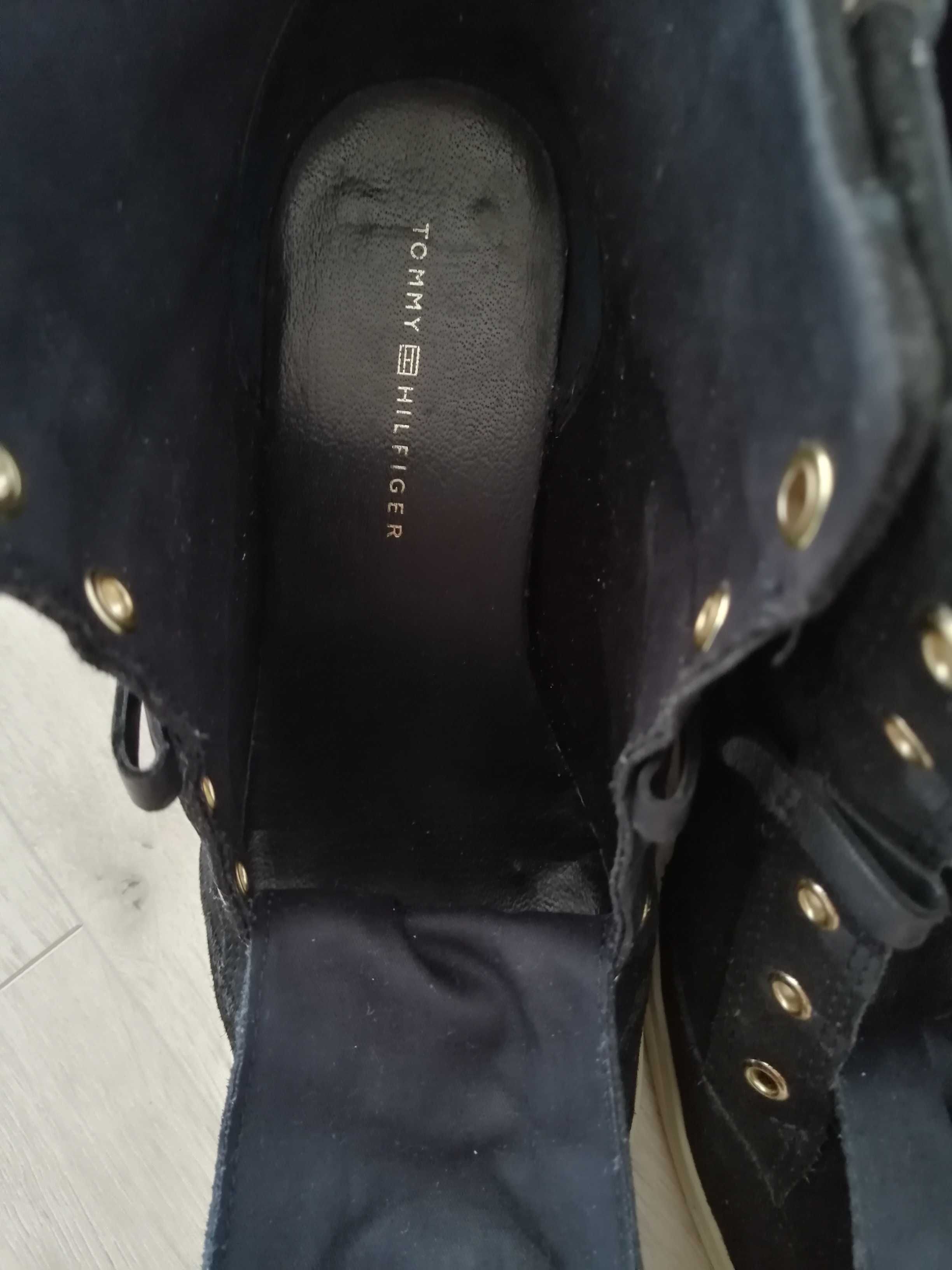 Buty damskie na koturnie TOMMY HILFIGER rozmiar 37