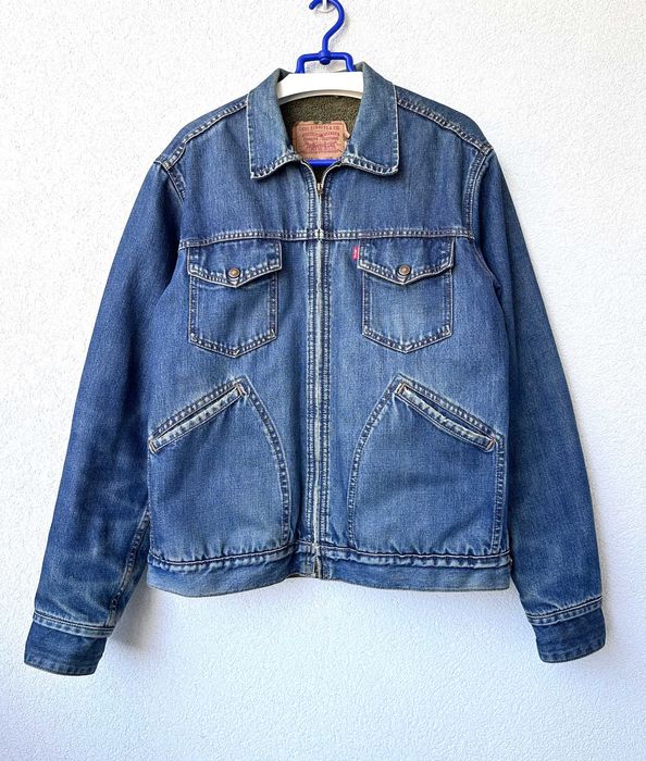 Kurtka jeansowa LEVIS STRAUSS vintage retro bomber r. L